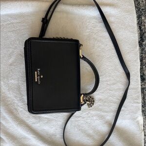 Kate Spade Black Leather Crossbody Bag